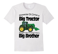 Sibling Tractor T-Shirt Gift for Big Brother Youth Kids