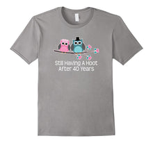 40th Wedding Anniversary Gifts Shirt Owl Couple T-Shirt
