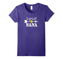 Softball Nana Tshirt Grandma Grandparents Gift Idea