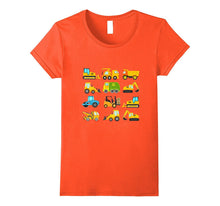 Boys' Trucks and Diggers Short Sleeved T-Shirt for Toddlers