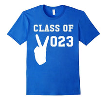 Class of 2023 Peace Sign - School Graduation T-Shirt