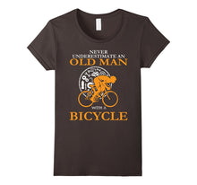 Never Underestimate an Old Man With a Bicycle T-Shirt