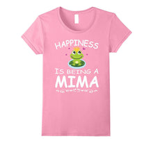Happiness Is Being a Mima With Frog Funny T-Shirt Gift