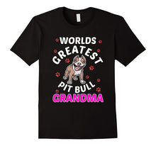FUNNY WORLDS GREATEST PIT BULL GRANDMA T-Shirt Dog Lovers