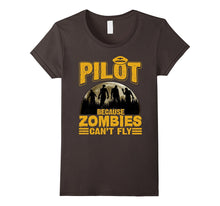Pilot Because Zombies Can't Fly Funny Halloween T-Shirt