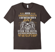 Mens Never Underestimate a Man Who Was Born in July T-Shirt