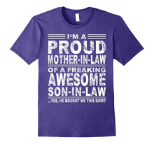 Proud Mother in Law of a Freaking Awesome Son in Law Shirt