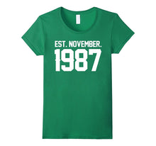 Happy 1987 It's My 30 Th Birthday Gift Ideas Tshirt for Love
