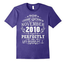 Legends Were Born in November 2010 - 7th Birthday T-Shirt