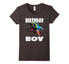 Birthday Boy Vintage Bday Boys Jumping Monster Truck T-Shirt