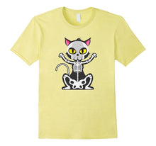 Halloween Cat With Skeleton Tshirt Funny for Men, Women, Kid