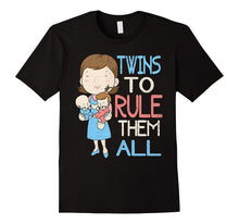 New Twin Mom T-Shirt for Women, New Parents, & Twin Mothers
