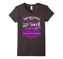 Be Strong Is Only Choice DOMESTIC VIOLENCE Warrior T Shirt
