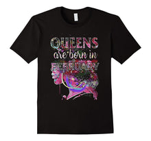 February Queens, Colorful Birthday T-Shirt