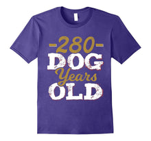 280 Dog Years Old T-Shirt Funny 40th Birthday Gag Gift