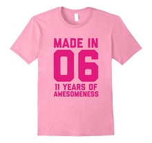 11th Birthday Shirt Gift Age 11 Year Old Girls Tshirt Tee