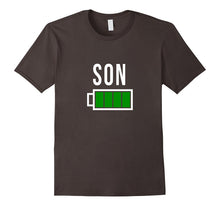 Son Battery Power Full T-Shirt Funny Energetic Child Match
