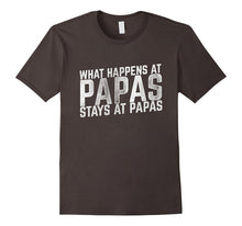 Mens Funny Grandfather Shirt - "What Happens at Papas..."