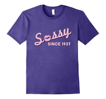 Sassy Since 1937 T-Shirt 80 Yrs Old B-Day 80th Birthday Gift