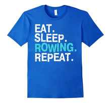 Rowing T-Shirt a Row US Sport Men Women Crew Team Machine