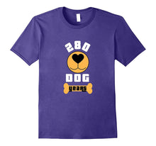 280 Dog Years 40 40th Birthday T-Shirt Fortieth Mom Dad Men