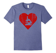 I LOVE SCIENCE Cool Vintage Distressed Microscope T-Shirt
