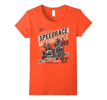 Classic Half Mile Motorcycle Side Car Bikers Race T Shirt