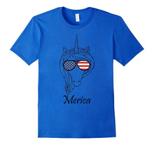 Merica Memorial Day Unicorn T-Shirt