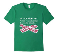 Bacon Snaccident Definition Funny T-Shirt