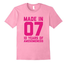 10th Birthday Shirt Gift Age 10 Year Old Girls Tshirt Tee