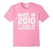 7th Birthday Shirt Gift Age 7 Year Old Boy Girl Tshirt Tee