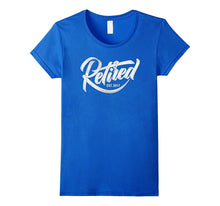 Retired EST. 2017 | Vintage Retro Retirement Logo T-Shirt