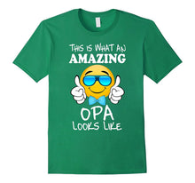 Mens Emojicon Opa Tee Shirt Birthday or Fathers Day Gift Idea