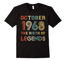 October 1968 the Birth of Legends Birthday T-Shirt