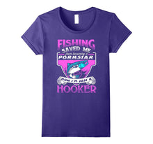 Fishing Saved Me Pornstar Hooker Funny T-Shirt
