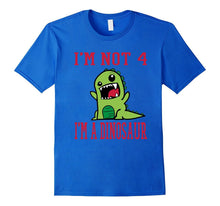 I'm Not 4 I'm a Dinosaur Kids Birthday Gift T-Shirt