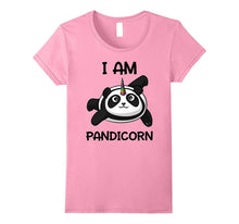 Pandicorn Funny Panda Bear Cartoon Humor T-Shirt