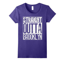 Straight Outta Brooklyn T-Shirt Cool Mens or Women Gift Tee