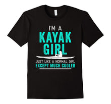 I'm a Kayak Girl Shirt Distressed Teal