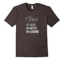 2017 Paw the Man Myth Legend Shirt Best Papa Father Grand Pa