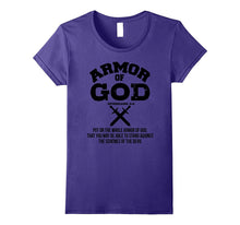 Put on the Armor of God Christian Gift Bible Quote T-Shirt