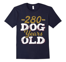280 Dog Years Old T-Shirt Funny 40th Birthday Gag Gift