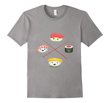 4 Sushi Emoji Japan Manga Chopsticks Fish T Shirt Asia