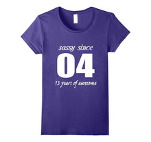 13 Years Old Birthday Shirt for Girl - Sassy Since 2004