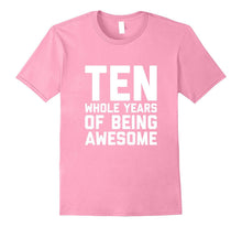 10th Birthday Shirt Gift Age 10 Year Old Boy Girl Tshirt Tee