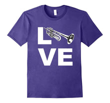 LOVE Trumpet Player Music Concert Marching Band T-Shirt