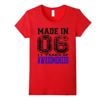 11th Birthday Gift Tshirt Made in 06 11 Years of Awesomeness