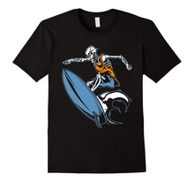 Skeleton Surfing Tshirt Halloween Tshirt for All