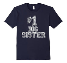 #1 Big Sister T Shirt - Number One Sports Jersey Gift Tee