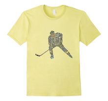 Big Boys' Hockey Player Typography Design Youth T Shirt